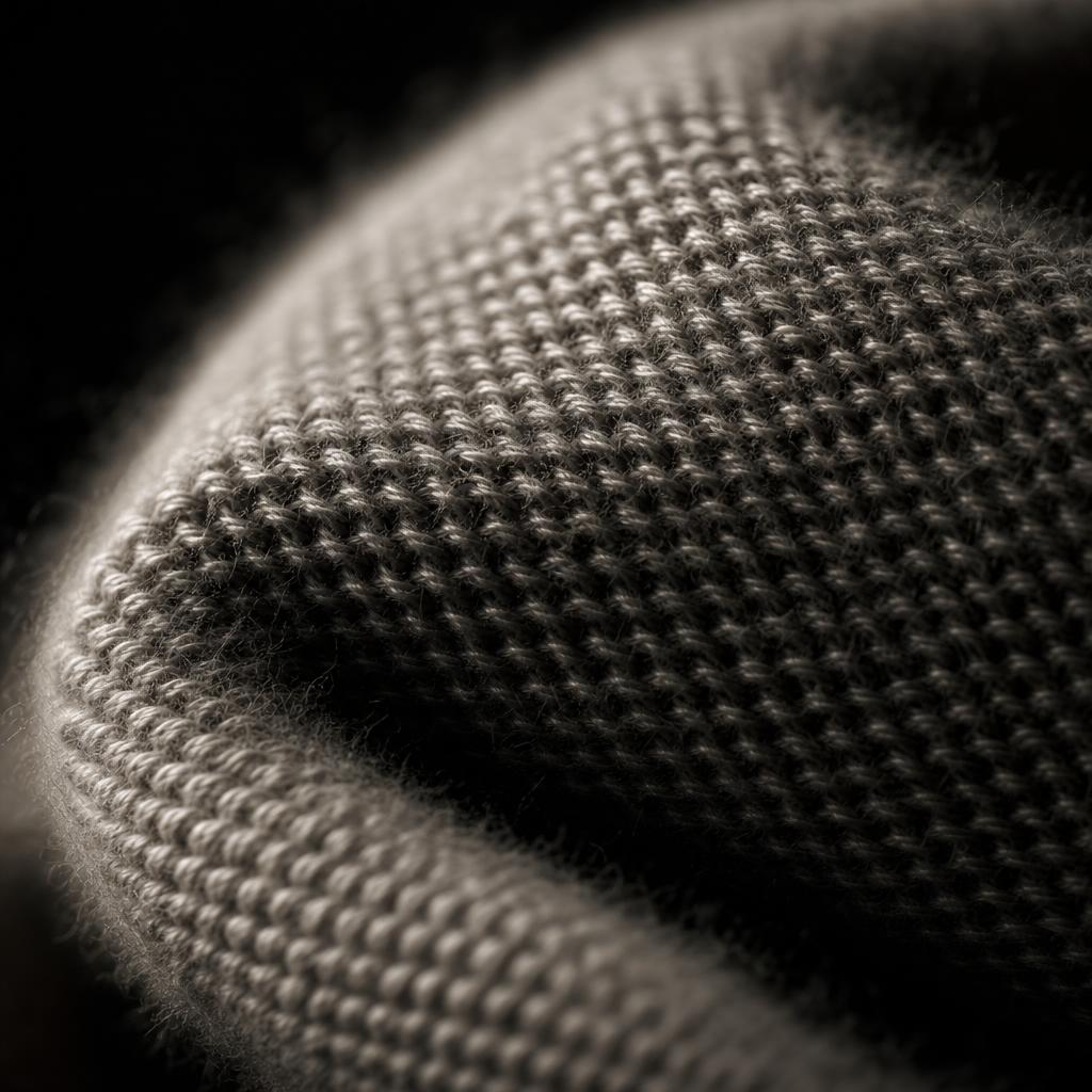Knit structure — 10x macro detail