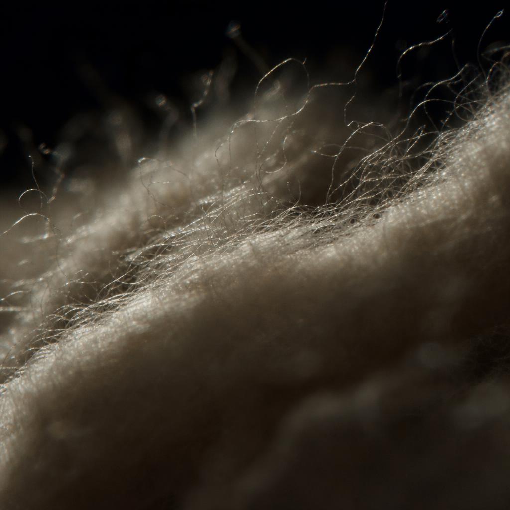 Fiber loft macro detail